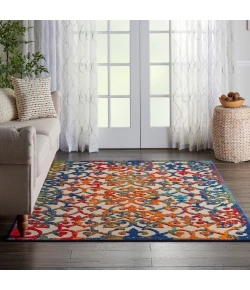 Nourison Home Aloha ALH21 Multicolor 3 ft. 6 in. X 5 ft. 6 in. Area Rug