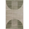 Nourison Home Astra Machine Washable ASW03 Ivory Olive 3 ft. 3 in. X 5 ft. Area Rug