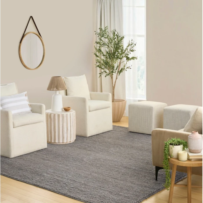 DKNY Pure Knots Grey KNT01 10 ft. X 14 ft. Rect. Rug
