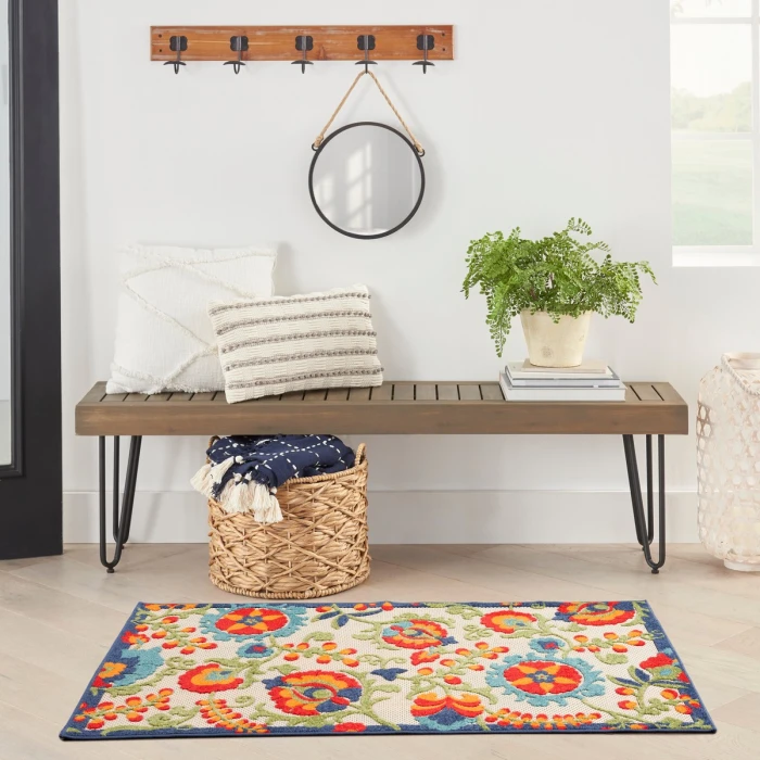 Nourison Aloha Area Rug ALH17 Multicolor 3' x 5'