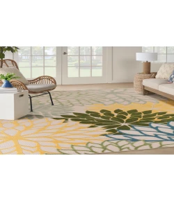 Nourison Home Aloha ALH05 Green Multicolor 10 ft. X 14 ft. Area Rug
