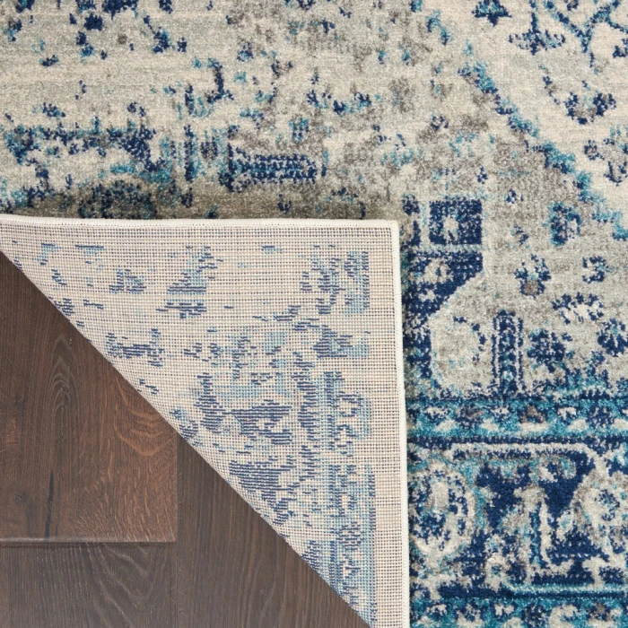 Nourison Tranquil Area Rug TRA06-Ivory/Light Blue