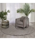 Nourison Twilight Round Area Rug TWI15 Grey 8' Round
