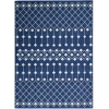 Nourison Home Grafix GRF37 Navy 5 ft. 3 in. X 7 ft. 3 in. Area Rug