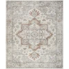 Nourison Astra Machine Washable Grey Multicolor ASW12 10ft. x 14ft. Rect. Rug