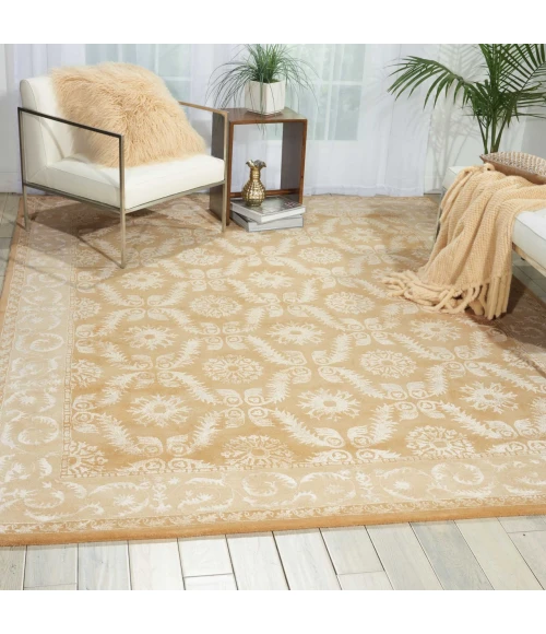 Nourison Home Symphony Gold SYM08 5ft.6in. x 7ft.5in. Rect. Rug