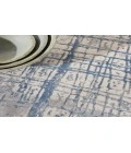 Calvin Klein CK950 Rush Ivory Blue CK950 10 ft. X 14 ft. Rectangle Rug
