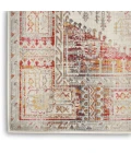 Nourison Vintage Kashan Area Rug VKA08-Ivory Red