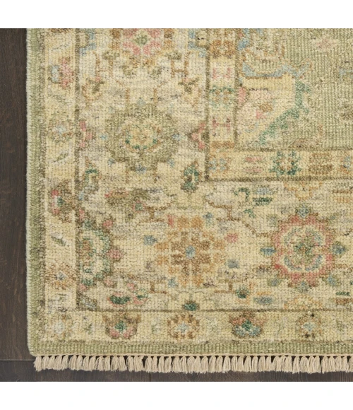 Nourison Heritage Vine Green HTV07 9ft. x 12ft. Rect. Rug