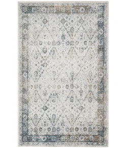 Nourison Home Astra Machine Washable ASW16 Ivory Blue 4 ft. X 6 ft. Area Rug