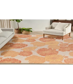 Nourison Home Garden Oasis GOA04 Coral 8 ft. X 10 ft. Area Rug