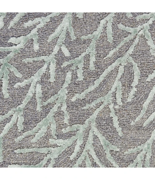 Michael Amini Ma30 Star Area Rug SMR03 Slate/Teal 4' x 6'