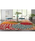 Nourison Aloha Green ALH05 7 ft. 10 in. X 10 ft. 6 in. Rectangle Rug