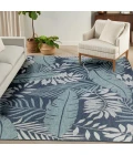 Nourison Home Garden Oasis Navy GOA02 10 ft. X 14 ft. Rectangle Rug
