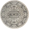 Nourison Home Quarry QUA05 Ivory Blue 8 ft. Round Area Rug