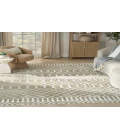 Nourison Astra Machine Washable Sage ASW10 6 ft. 7 in. X 9 ft. Rectangle Rug