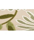 Nourison Aloha Ivory Green ALH33 2 ft. 3 in. X 8 ft. Rectangle Rug