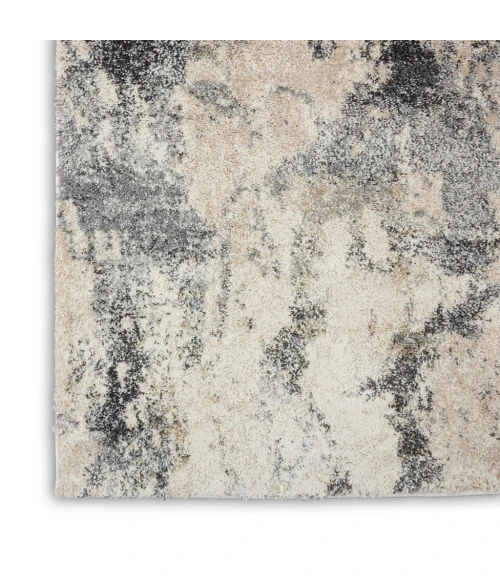 Nourison Fusion Area Rug FSS16-Cream Grey