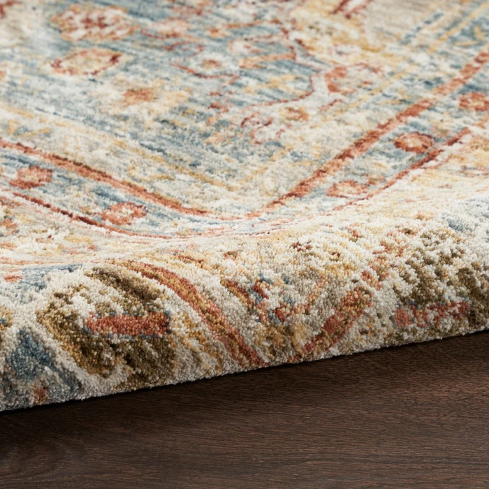 Nourison Sahar Blue SHR01 8 ft. X 10 ft. Rect. Rug