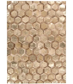 Michael Amini City Chic MA100 Amber Gold 5 ft. 3 in. X 7 ft. 5 in. Area Rug