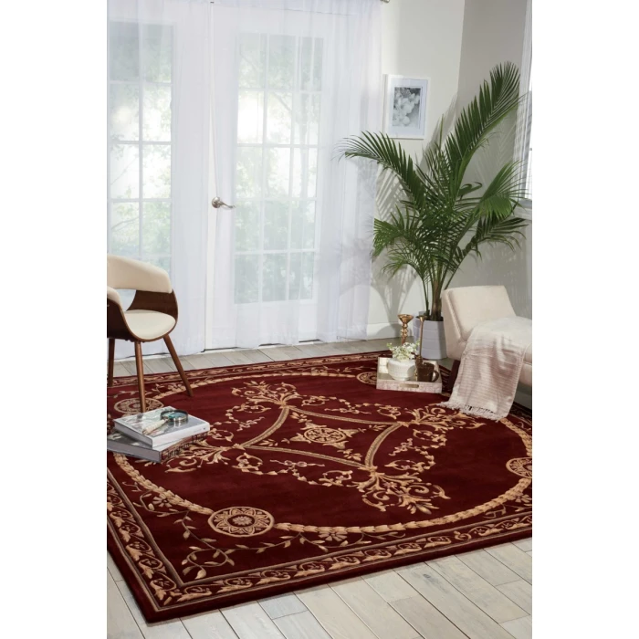 Nourison Home Versailles Palace Red VP07 8ft. x 11ft. Rect. Rug