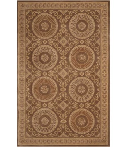 Nourison Home Versailles Palace Brown VP50 8ft. x Square Square Rug