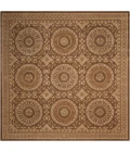 Nourison Home Versailles Palace Brown VP50 8ft. x Square Square Rug
