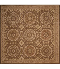 Nourison Home Versailles Palace Brown VP50 8ft. x Square Square Rug