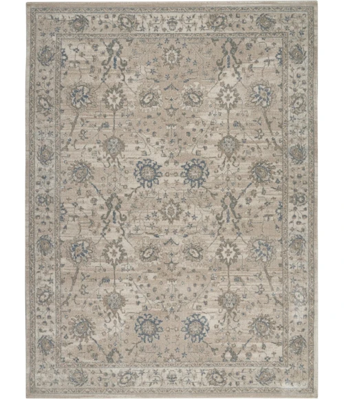 kathy ireland Home Moroccan Celebration Area Rug KI384-Ivory/Sand