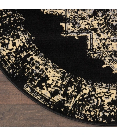 Nourison Grafix Area Rug GRF14-Black