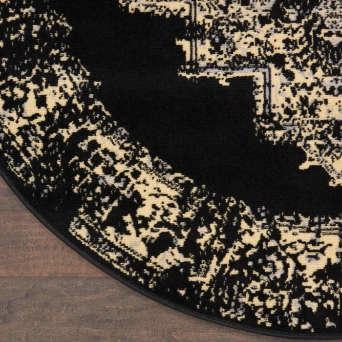 Nourison Grafix Area Rug GRF14-Black