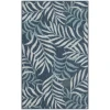 Nourison Home Garden Oasis GOA01 Navy 3 ft. X 5 ft. Area Rug