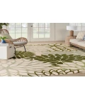 Nourison Aloha Ivory Green ALH05 9 ft. X 12 ft. Rectangle Rug