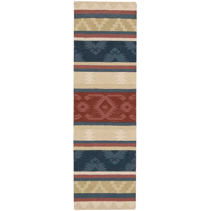 Nourison Home India House Blue IH84 2ft.3in. x 7ft.6in. Rect. Rug