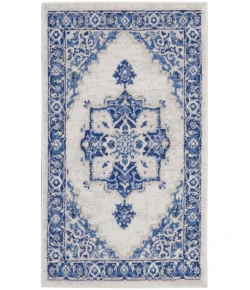 Nourison Home Whimsicle WHS03 Ivory Blue 3 ft. X 5 ft. Area Rug
