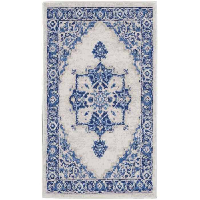 Nourison Whimsicle Area Rug WHS03-Ivory Blue