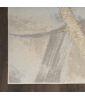 Nourison Splash Beige Grey BSK01 2ft.2in. x 10ft. Rect. Rug