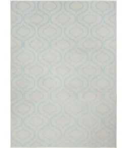 Nourison Home Jubilant JUB19 Ivory Blue 6 ft. X 9 ft. Area Rug