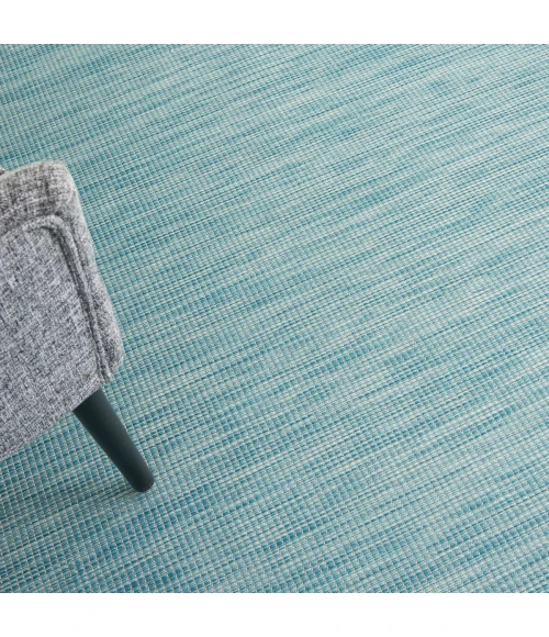 Nourison Positano Area Rug POS01 Aqua 10' x 14'