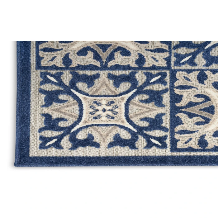 Nourison Aloha Blue ALH34 2 ft. 8 in. X 4 ft. Rectangle Rug