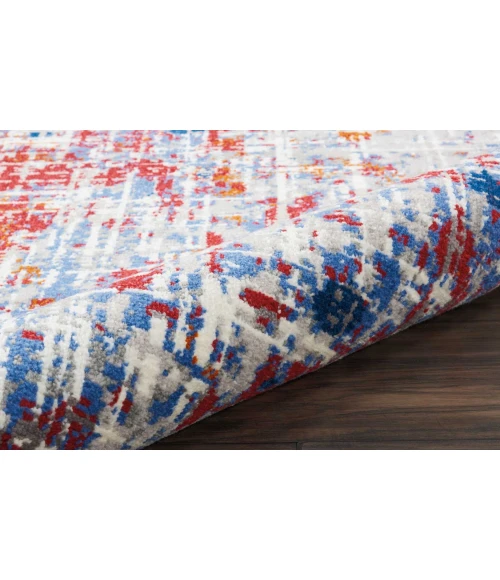 Nourison Twilight Area Rug TWI25 Red/Blue 8'6" x 11'6"