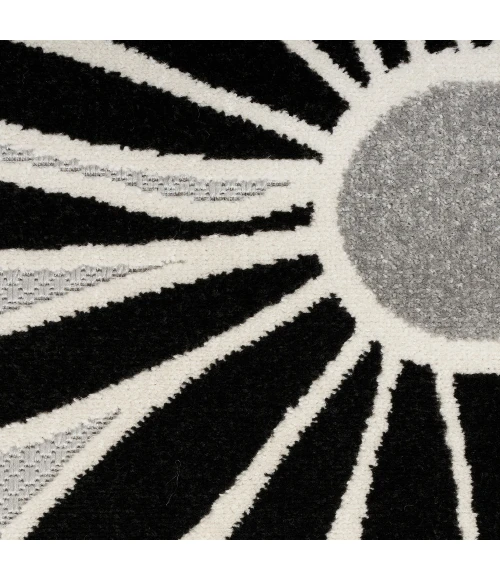 Nourison Aloha Area Rug ALH33 Black White