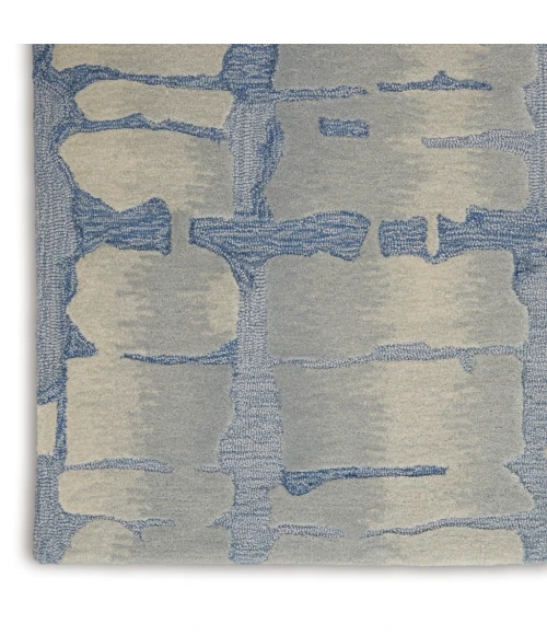 Nourison Symmetry Area Rug SMM04-Blue/Grey