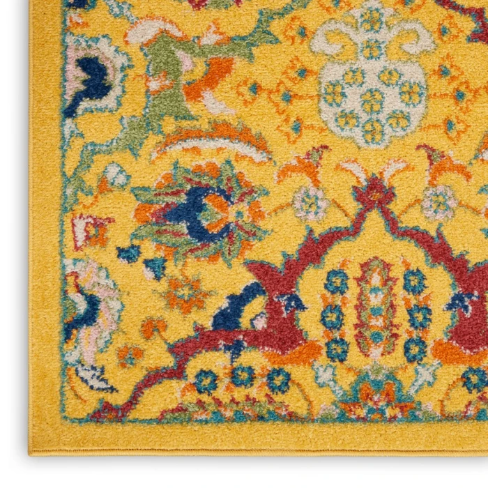 Nourison Allur Area Rug ALR03-Yellow Multicolor