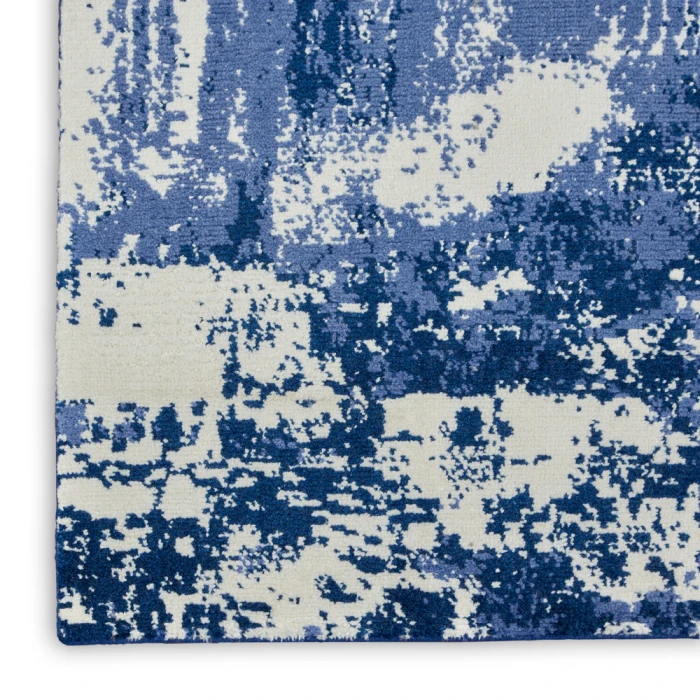 Nourison Twilight Area Rug TWI24 Blue/Ivory