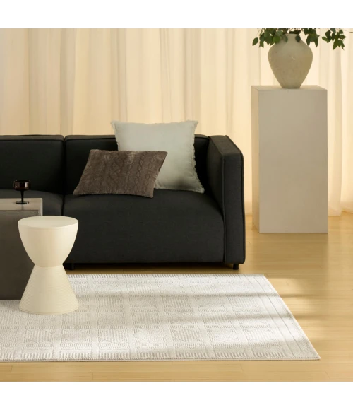 Nourison Home Nordic Ivory Beige NRC06 4 ft. X 6 ft. Rectangle Rug