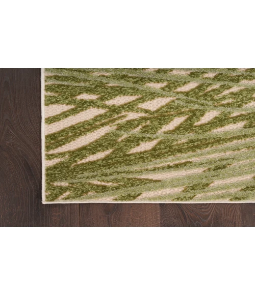 Nourison Aloha Ivory Green ALH41 2 ft. X 6 ft. Rectangle Rug