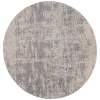 Nourison Home Rustic Textures RUS01 Ivory/Silver 7 ft. 10 in. Round Area Rug