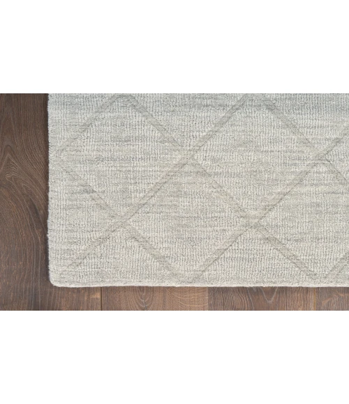 Nourison Wool Haven Grey WOH01 3 ft. 9 in. X 5 ft. 9 in. Rectangle Rug