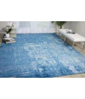 Nourison Home Silk Shadows Blue SHA10 8ft.6in. x 11ft.6in. Rect. Rug